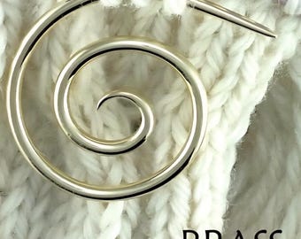 Handmade Spiral Cable Needle, Knitting Tool