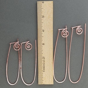 Stitch Holder in Copper or Brass, Handmade Knitting Tool, Stitch Marker Holding Pin image 7