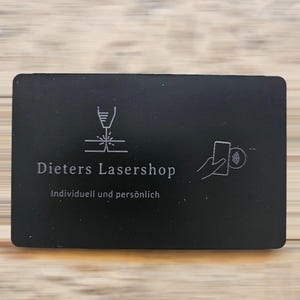 NFC Visitenkarten mit Logo... Namen in verschiedenen Ausführungen