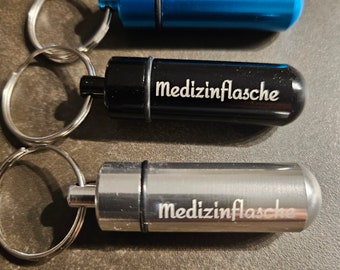 Pillendöschen und Geocaching am Schlüsselbund oder Anhaenger