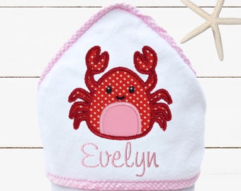 Baby Hooded Towel - Baby Bath Towel - Girl Hooded Towel - Personalized Newborn Towel - Infant Towel - Baby Girl Towel - Baby Shower Gift