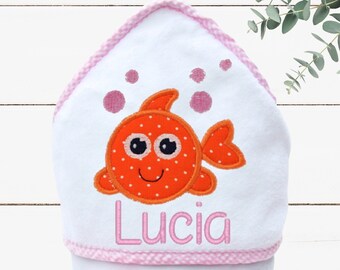 Personalized Baby Towel - Monogrammed Hooded Baby Towel - Baby Beach Towel - Baby Girl Towel - Monogrammed Baby Gift - Baby Bath Towel