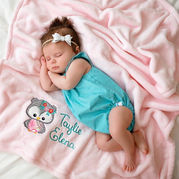 Owl Baby Blanket Etsy