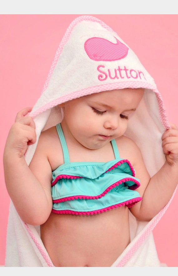 personalized hooded baby towels