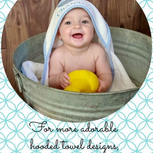 Baby Shower Gift Personalized Hooded Towel Monogrammed Hooded Baby Towel Baby Boy Gift New Baby Gift Whale Baby Beach Towel image 8
