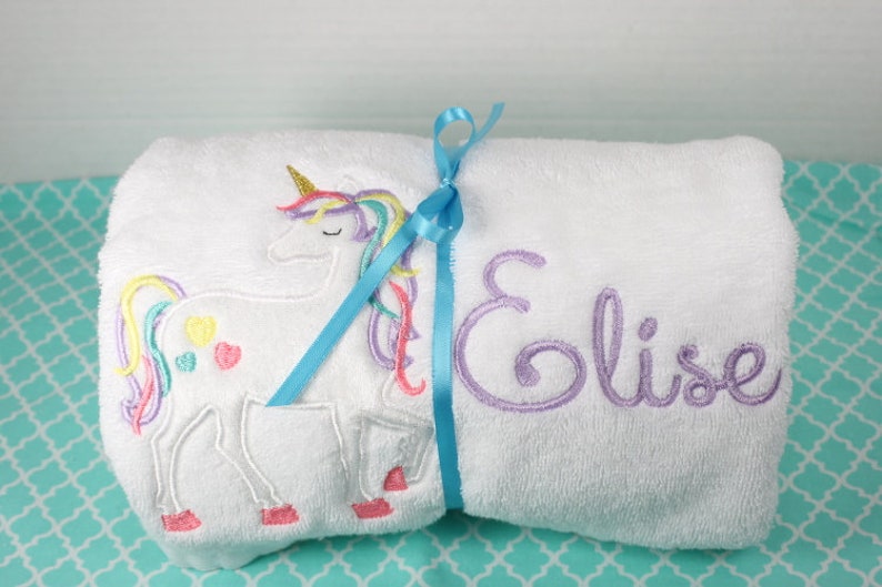 Tween Girl Gift Kids Bath Towel Unicorn Towel Etsy