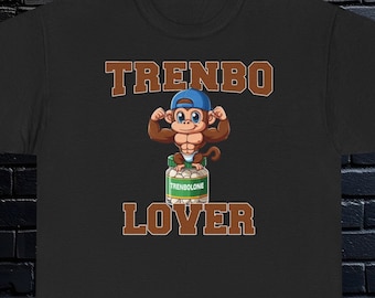 camiseta trembolona, Camiseta para gimnasio, esteroides, camiseta gym rat, fisio-culturismo, camiseta gym bro, regalo, trembo lover