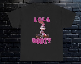 Lola Bunny t-shirt in de sportschool, meisjes, vrouwen, vrienden, cadeau, gymrat, lola buit, girl power, fitness, beendag, buitdag, hip vertrouwen