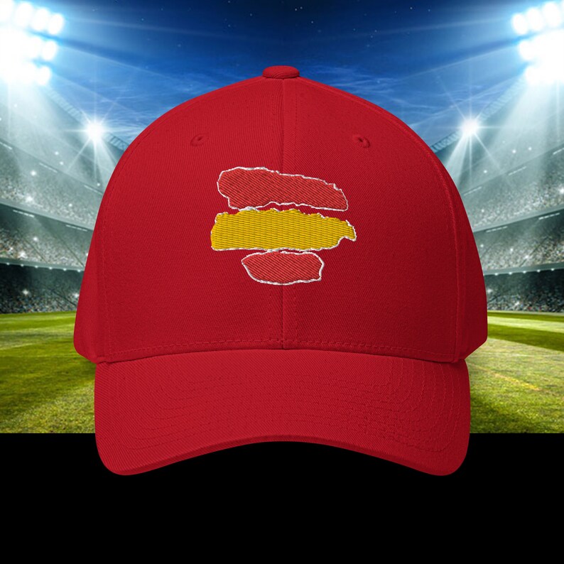 GORRA EUROCOPA ESPAÑA 2024 Fútbol Cap Spain Eurocup 2024 Football Euro2024 Euro24 Gorra Bandera de España Bordado imagen 8