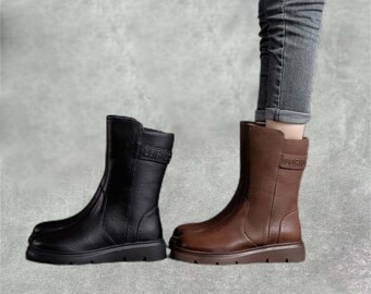 GANT Aligrey, Stivali a metà Polpaccio Donna, Nero, 41 EU