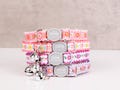 Personalized Floral Cat Collar with Bell, Engraved Kitten Collar product logo