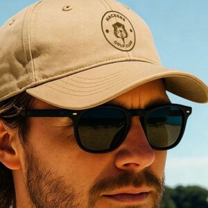 Funny Golf Organic Cotton Hat: Eco Friendly Caddy Cap Gift