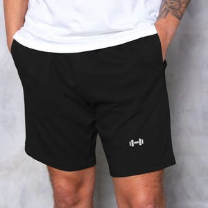 Mens Organic Cotton Gym Shorts: Fitness Jersey Shorts