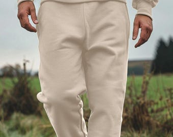 Organic Cotton Oat Joggers | Athletic Sweatpants | Training Bottoms | Baggy Sweatpants For Him Or Her