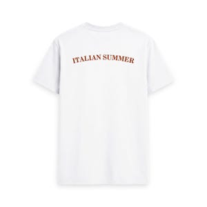 Italienisches Scooter-Sommer-Flair Herren-T-Shirt aus Bio-Baumwolle: Italien-Abenteuer-T-Shirt White