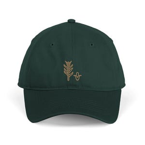 Organic Cotton Farmer's Hat: Corn Stalk & Cob Havest Baseball Cap