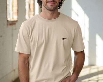 Barista Bio-Baumwoll-T-Shirt für Herren: Porta Filter Logo-T-Shirt – Das perfekte Geschenk für ethisch orientierte Kaffeeliebhaber