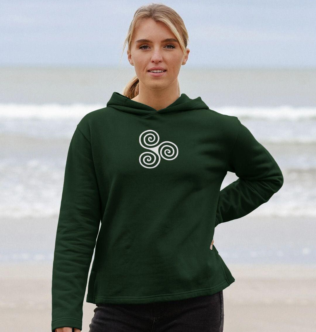 Cameron - Felpa con cappuccio in 100% cotone biologico