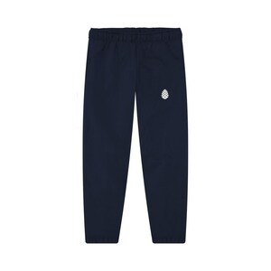 Unisex Organic Cotton Fleece Joggers | Pine Cone Evergreen Training Sweatpants| Athletic Training Bottoms | Baggy Sweatpants For Him Or Her Navy