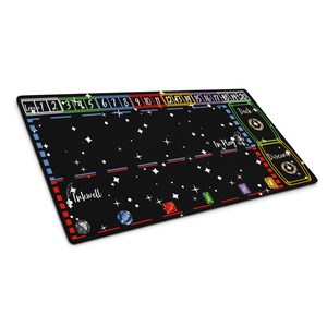 Lorcana Large Playmat com zonas (tinteiro, baralho, descarte, conhecimento, em jogo) - Star Design