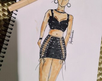 Drawing of Clothes - Fashion