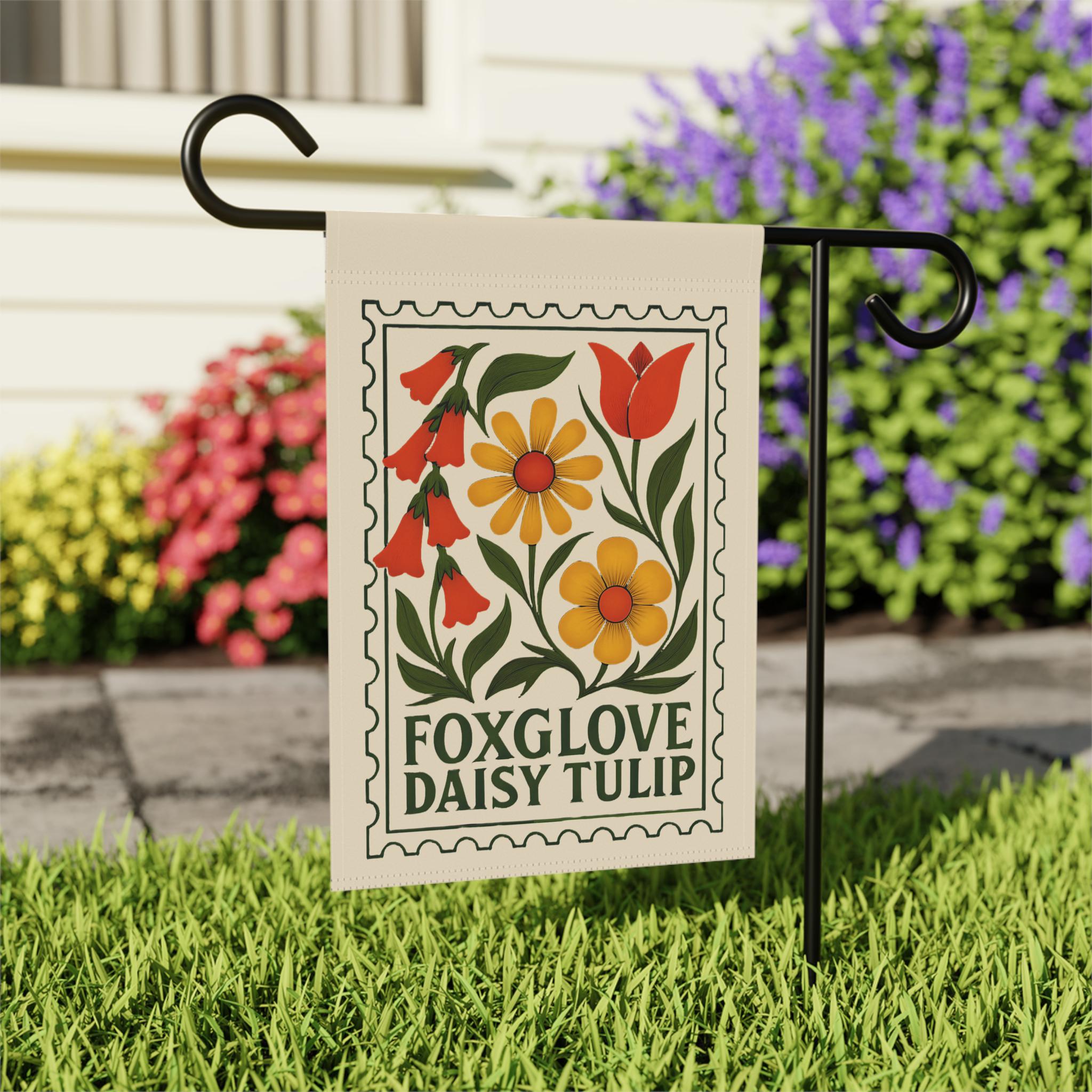 Subtle Anti Trump Garden Flag, FDT Flower Market Flag, Feminist