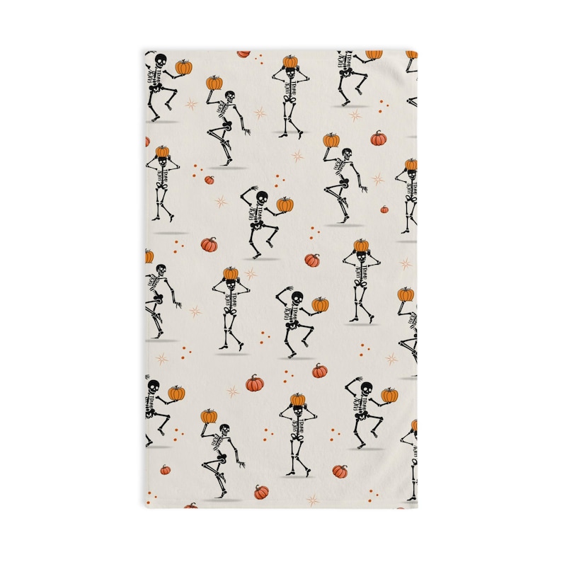 Subtle F*ck Trump Skeleton Hand Towel, Halloween Home Decor, Spooky Trump Towel, Housewarming Gift, Anti Trump, Trump Sucks, FDT Hand Towel image 2