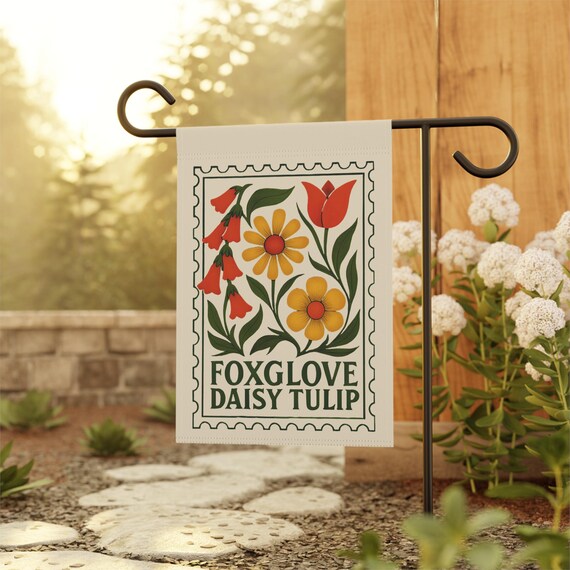 Subtle Anti Trump Garden Flag, FDT Flower Market Flag, Feminist