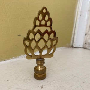 Brass Pineapple Finial / Lamp Topper