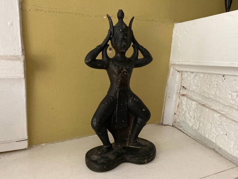 vintage bailando Shiva Natraj Estatua Nataraj Nataraja Deidad / Meditación Yoga imagen 2
