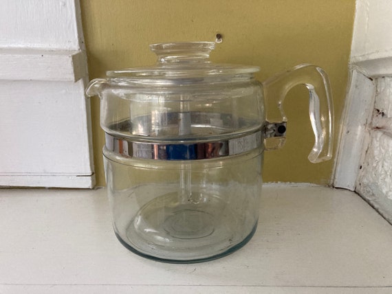 MCM Pyrex Flameware 7756 Clear Glass 
