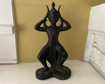 vintage bailando Shiva Natraj Estatua Nataraj Nataraja Deidad / Meditación Yoga