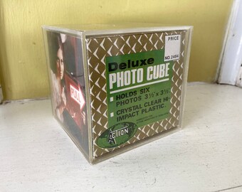 Instagram Delux Photo Cube | 3.5 x 3.5 Inches Square Block | Holds SIX Photos