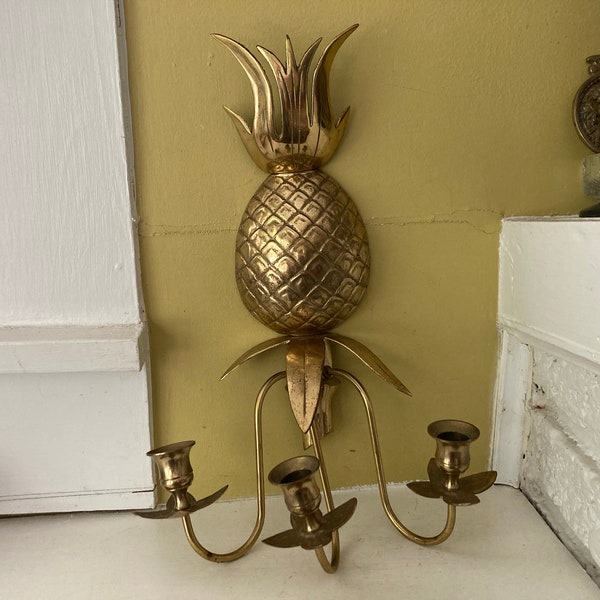 Brass Pineapple Etsy