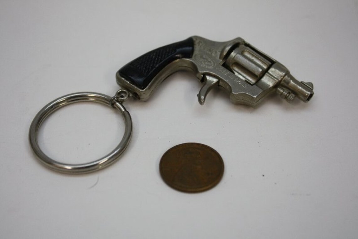 Trueno Redondo Miniature Cap Gun Keychain Diecast Etsy