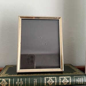 Vintage Gold Brass Metal Picture Frame 5.25” x 4”