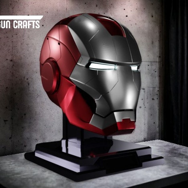 Iron Man Helmet 3D Stl Files - Ironman Mark 5  Helmet 3D Print File