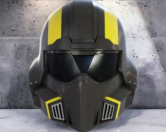 File Stl 3D tattici del casco Helldivers 2 B-01