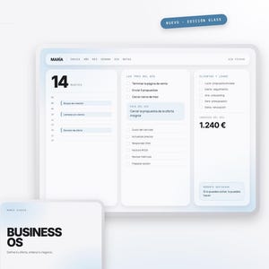 Planner de Negocio Digital Interactivo | Business Planner Sin Fechar | HTML Editable Autoguardado | Emprendedoras Descarga Instantánea