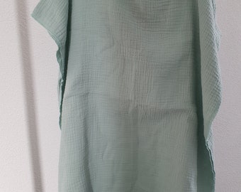 Bath poncho, poncho, muslin