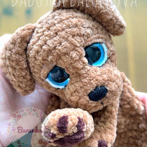 Crochet Puppy Lovey MUSTER PDF Häkelanleitung für Welpen Häkelhund Lovey Häkelwelpe Plüschtier Häkelanleitung Bild 10