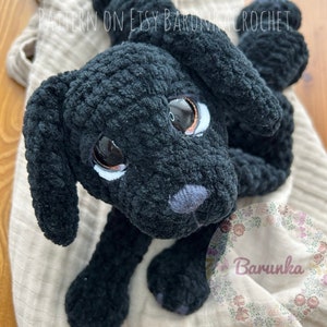 Crochet Puppy Lovey MUSTER PDF Häkelanleitung für Welpen Häkelhund Lovey Häkelwelpe Plüschtier Häkelanleitung Bild 6