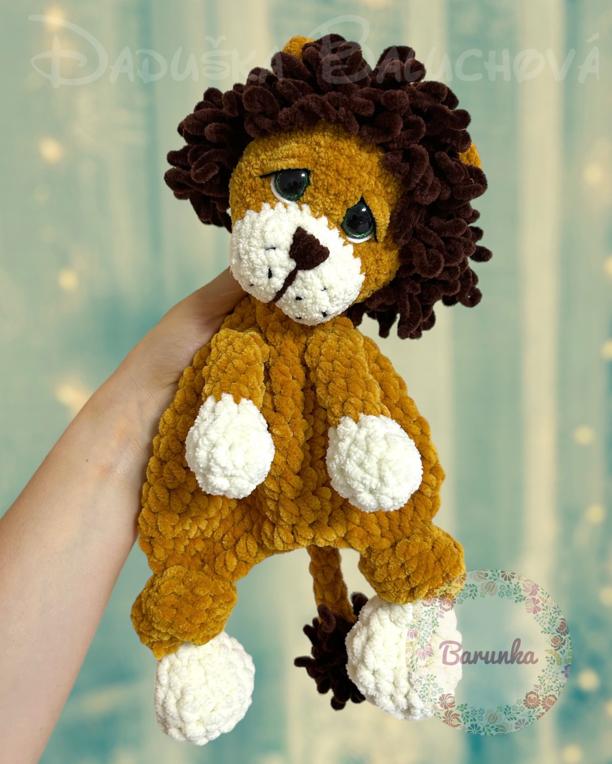 Crochet Lion Pattern PDF - Crochet Baby Lion Pattern - Crochet Lion ...