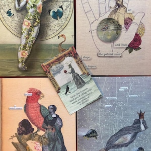 Vier Drucke in Postkartengröße
