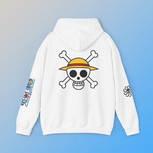 One Piece Hoodie, Straw Hat, Luffy, Pullover, Anime, Gifts, Manga, Otaku, TV Shows, Kids, Classic, Vintage, Gear 5, Pirate