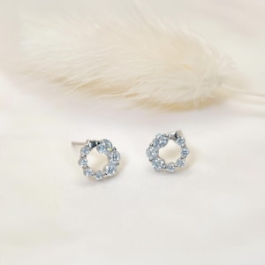 Daughter 21st Birthday Earring Gift Set For Women Open Circle Stud Earring Dainty Heart Huggie Hoop Earring For Niece Christmas Gift For Her