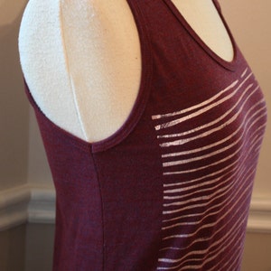 Washboard Cranberry Tank Top image 2