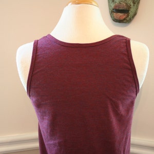 Washboard Cranberry Tank Top image 4