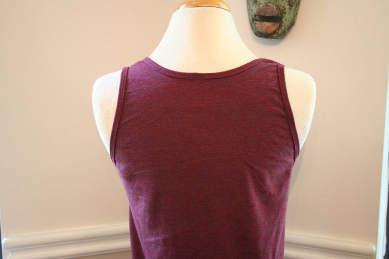 Washboard Cranberry Tank Top image 4