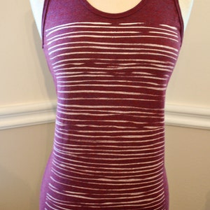 Washboard Cranberry Tank Top image 5